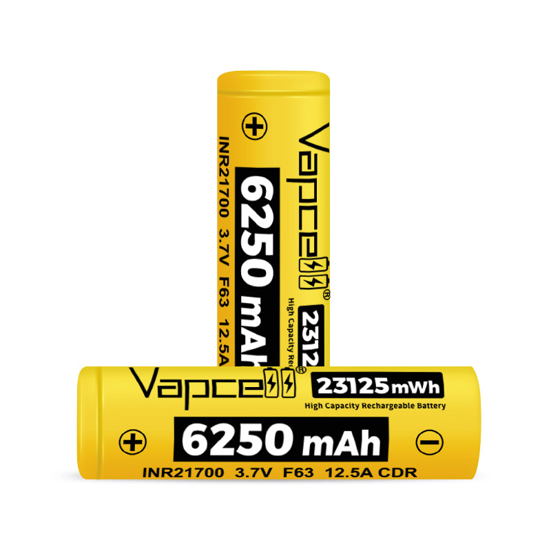 新しい高容量 21700 バッテリー Vapcell F63 - Renewable Energy Technology のレビューと価格