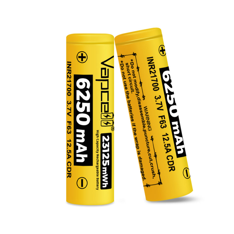 新しい高容量 21700 バッテリー Vapcell F63 - Renewable Energy Technology のレビューと価格