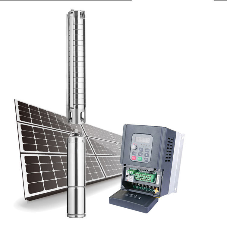 大流量農業灌漑DC深井戸ポンプカスタムソーラー水中ポンプL - Solar Pump Controller のレビューと価格