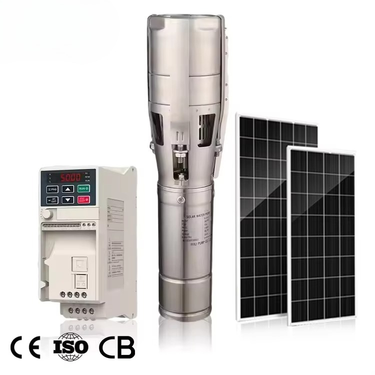 灌漑用ハイブリッド水中ソーラーポンプ 10馬力流量 ソーラー - Solar Pump Controller のレビューと価格