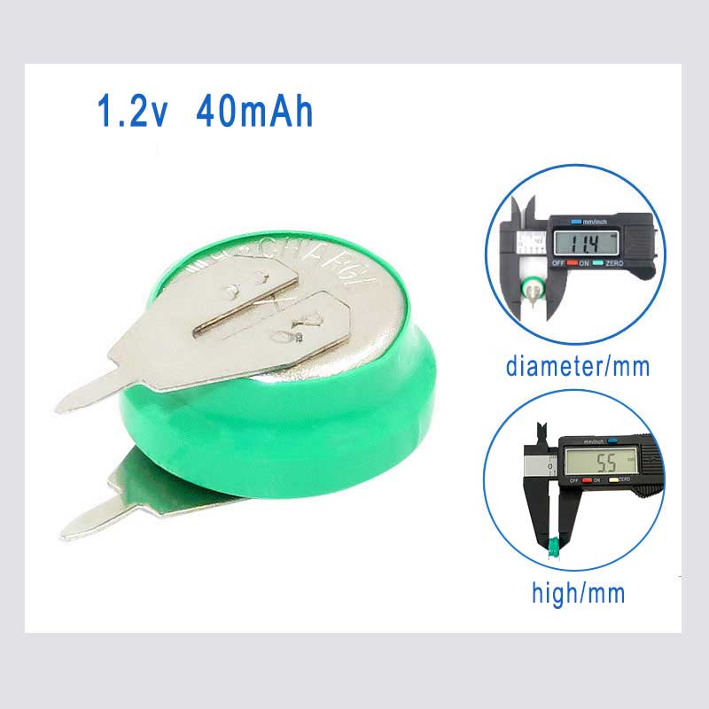 新しい1.2V 40mAhニッケル水素充電式電池ボタン型コイ - Renewable Energy Technology のレビューと価格