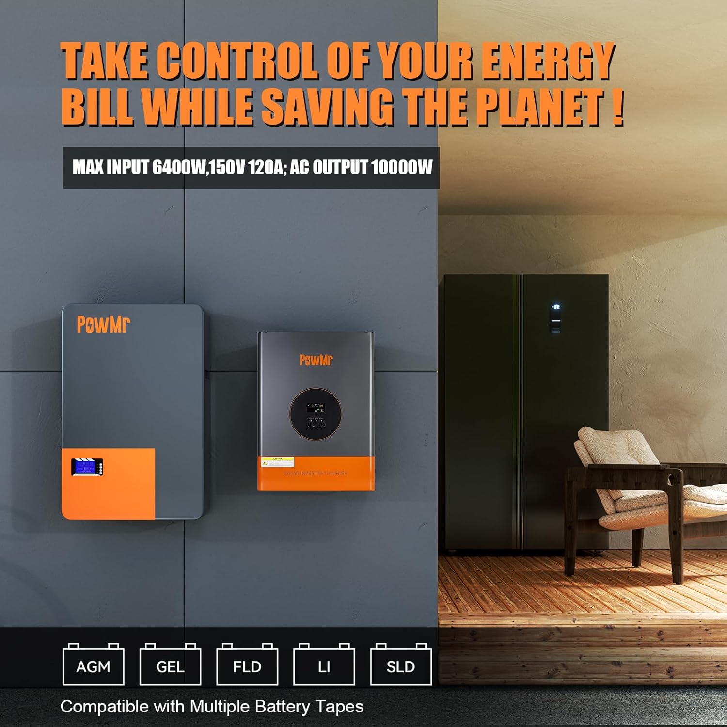 PowMr 10KW 5KW スプリットフェーズインバーター - Solar Pump Controller のレビューと価格